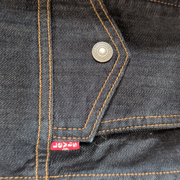 Levi's Men's Dark Blue Denim Jacket - Picture 4 of 7